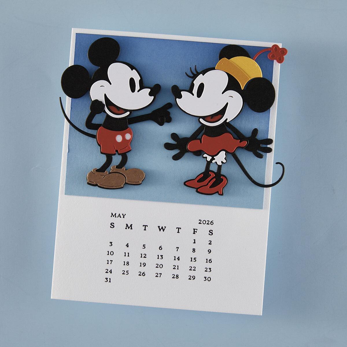 Spellbinders DIY 2026 Calendar BetterPress Plate from the Wonderland Collection