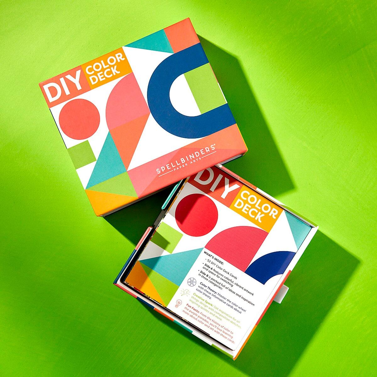 Spellbinders DIY Color Deck System box open