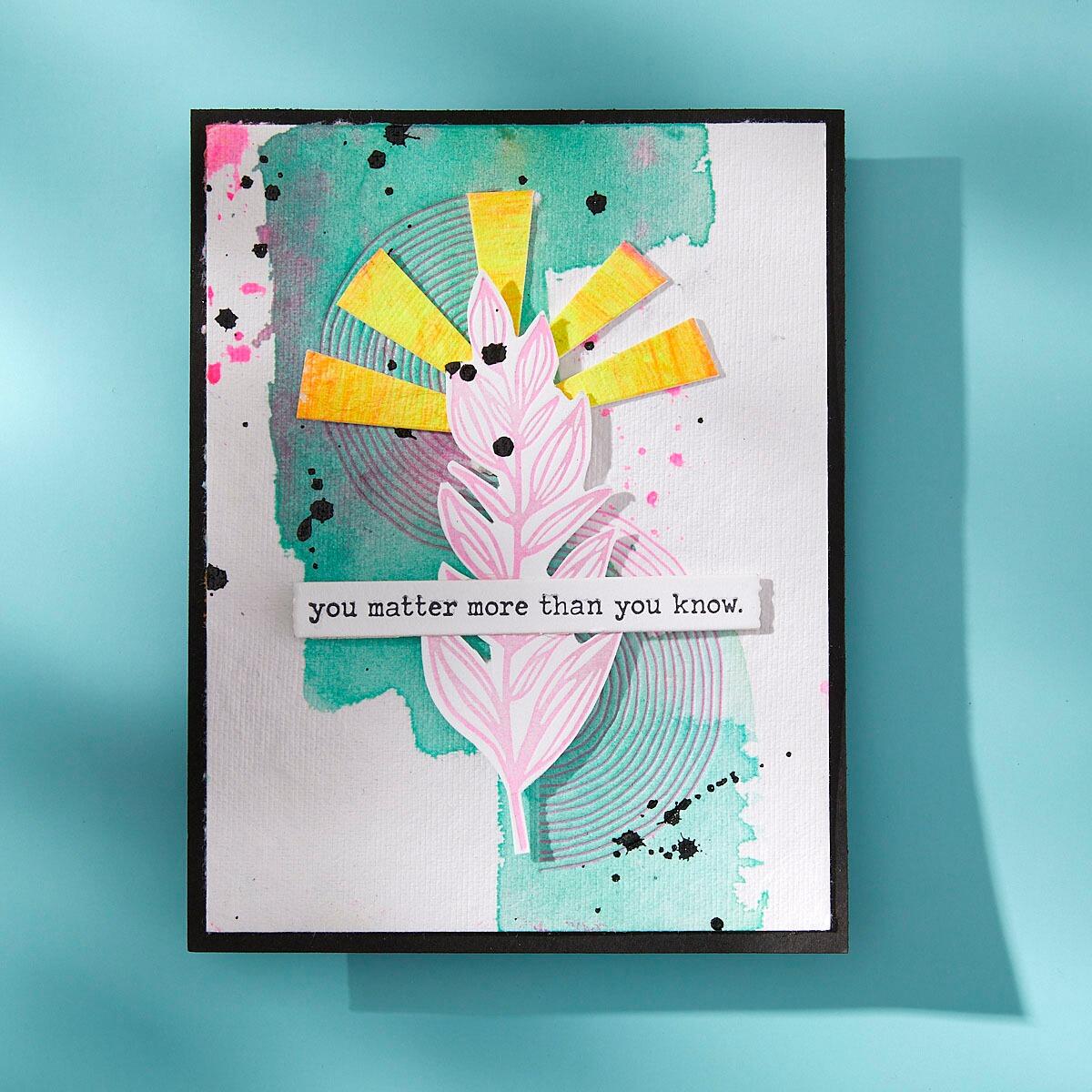 Spellbinders Flourishing BetterPress Plates from the Modern Botanicals Collection by Dina Wakley - Spellbinders - 6