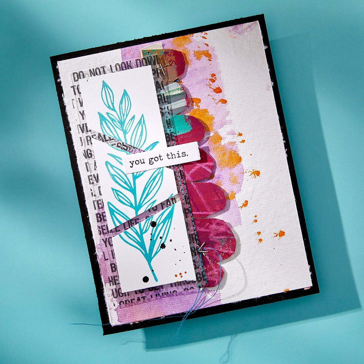 Spellbinders Flourishing BetterPress Plates from the Modern Botanicals Collection by Dina Wakley - Spellbinders - 8