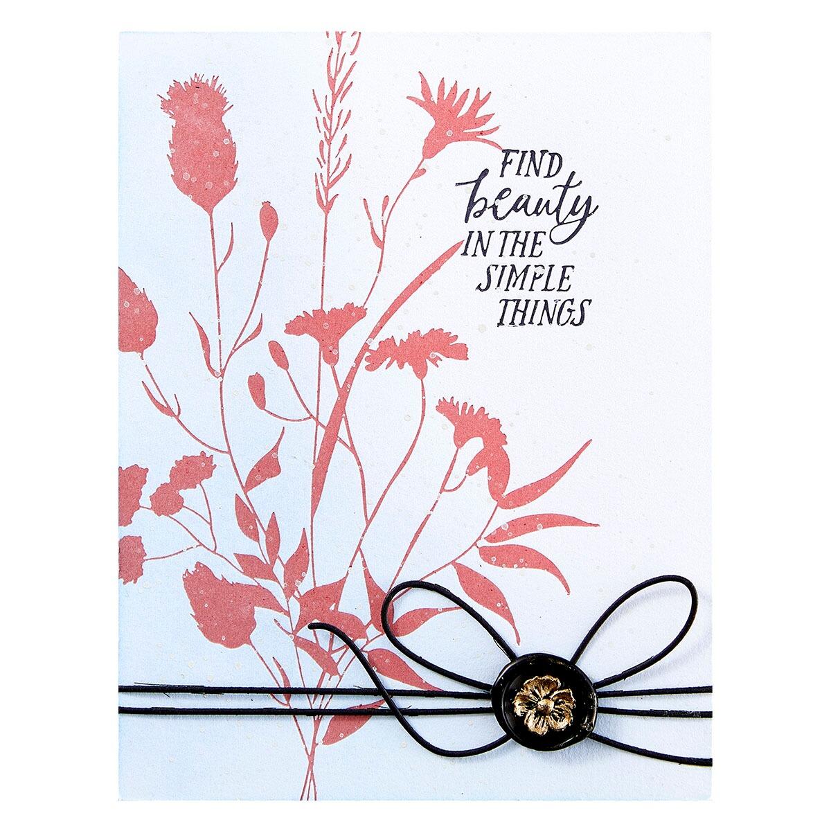 Spellbinders Flower Mini 3D Wax Seal from the Mini Wax Seals Collection - Spellbinders - 4