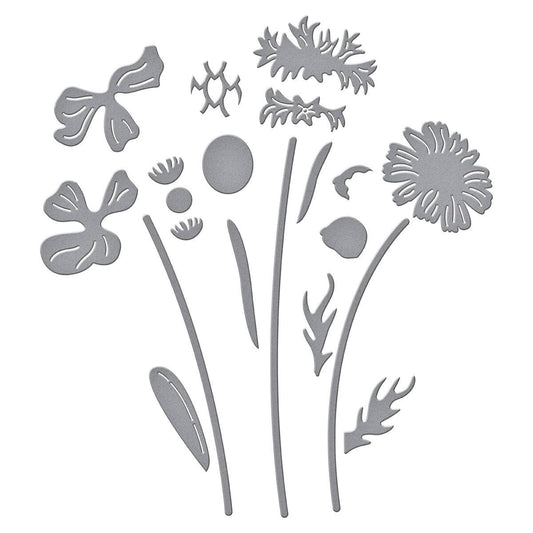 Spellbinders Layered Wildflowers Etched Dies from the Wildflowers Collection by Lisa Horton