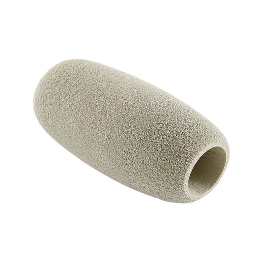 Textured roller sleeve on a white background