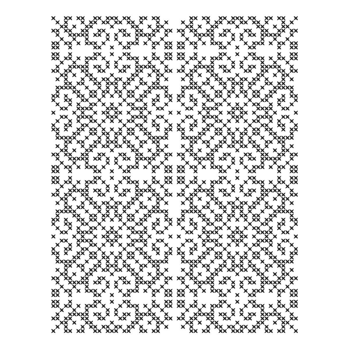 Spellbinders Petite Criss Cross Press Plate from the Merry Moments Collection