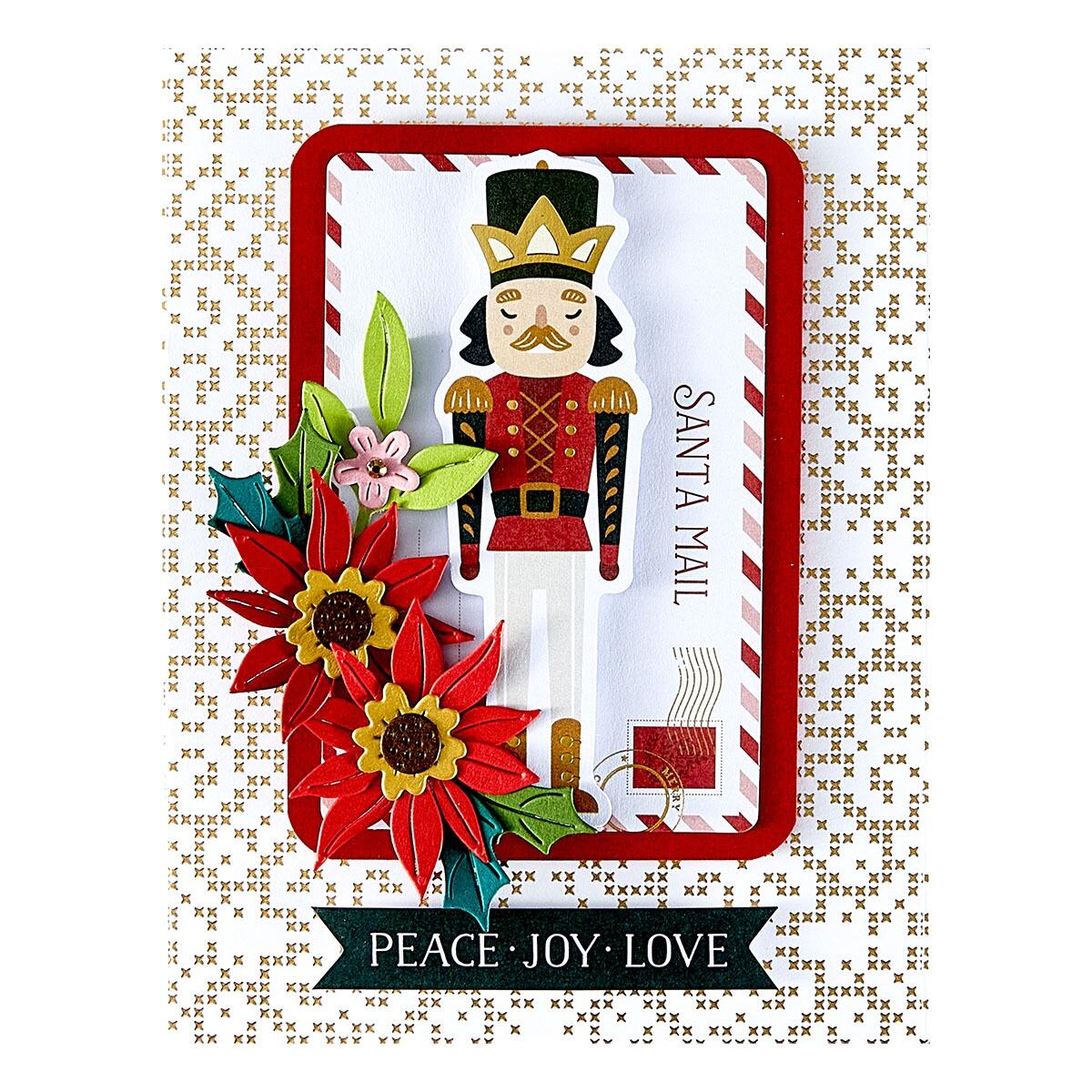 Spellbinders Petite Criss Cross Press Plate from the Merry Moments Collection