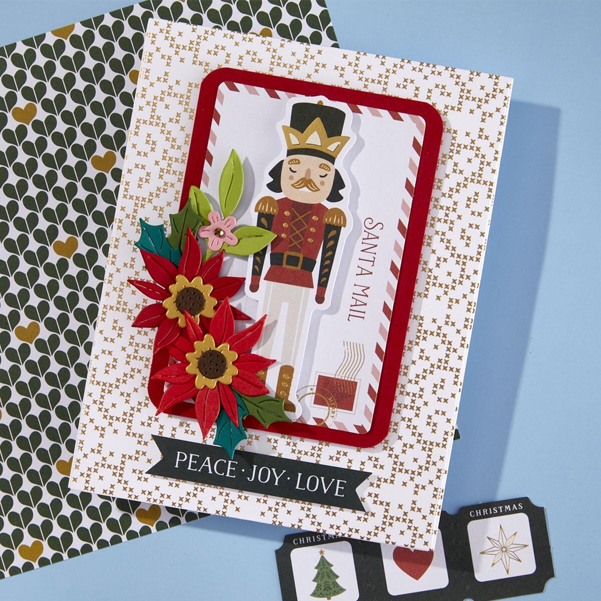 Spellbinders Petite Criss Cross Press Plate from the Merry Moments Collection