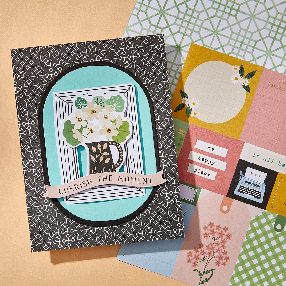 Spellbinders Rosie's Studio Hello It's Me! 6x6" Designer Paper Pad