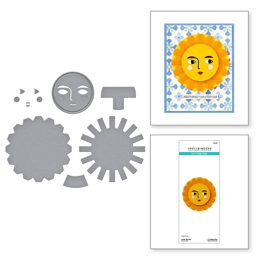 Spellbinders Under the Sun Die Set summer scene