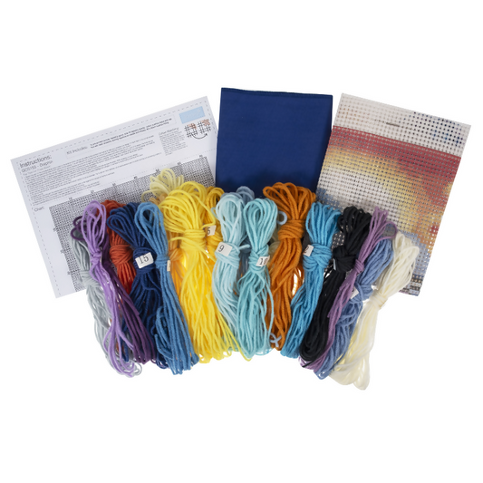 Trimits Cushion Dolphin Cross Stitch Kit Contents