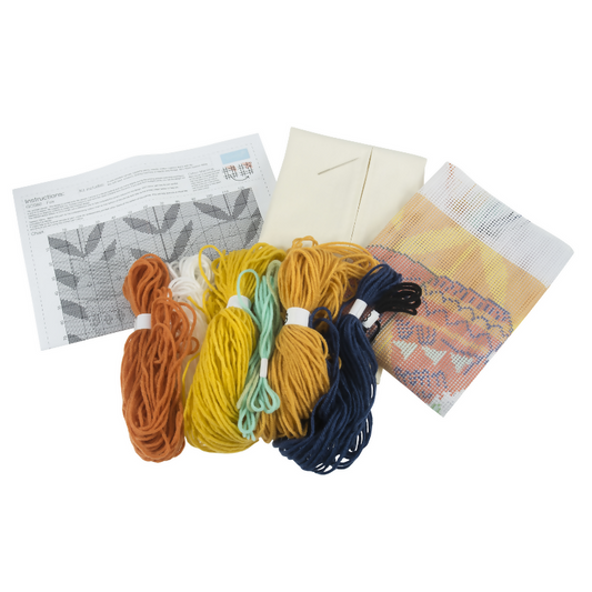 Trimits Fox Half Stitch Cushion Kit Contents