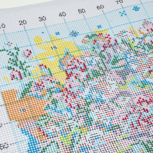 Trimits Large Bloom Cross Stitch pattern