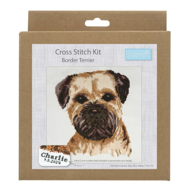 Trimits Terrier Large Cross Stitch Kit