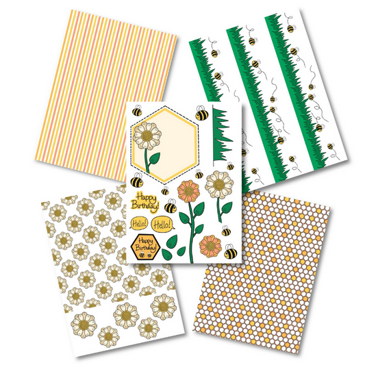 Della by Design Patterned Papers - Vintage Charm