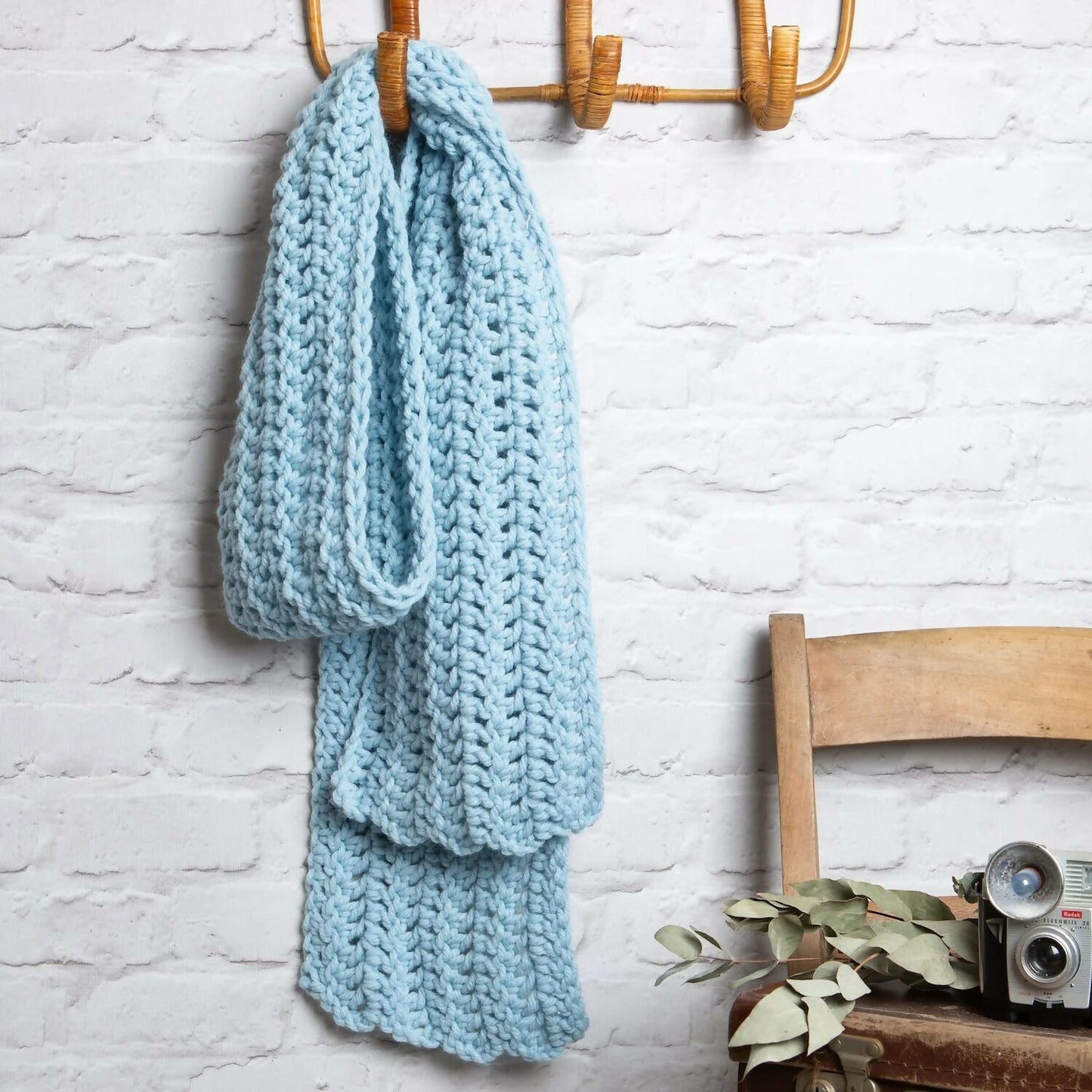 Wool Couture Scarf Crochet Kit - Beginner Basics