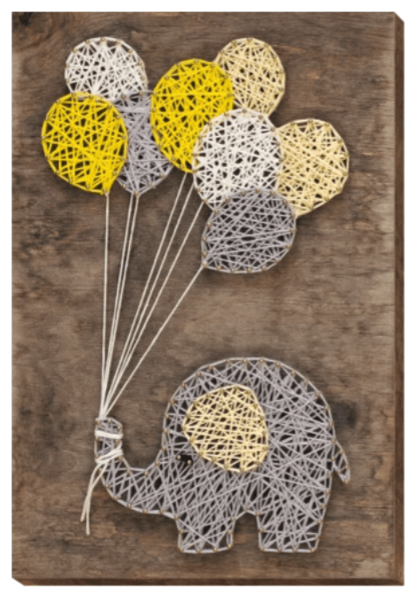 Abris Art. Elephant String Art Kit - CraftSource Market: Craft Supplies & Kits Beading Kit