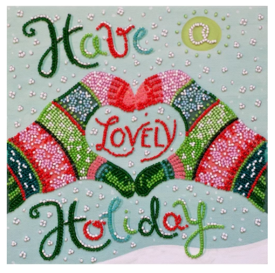 Abris Art. Have a lovely holidays Beading Kit - CraftSource Market: Craft Supplies & Kits Beading Kit
