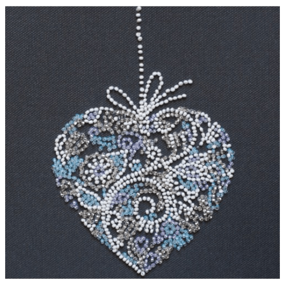 Abris Art. Lace heart Beading Kit - CraftSource Market: Craft Supplies & Kits Beading Kit