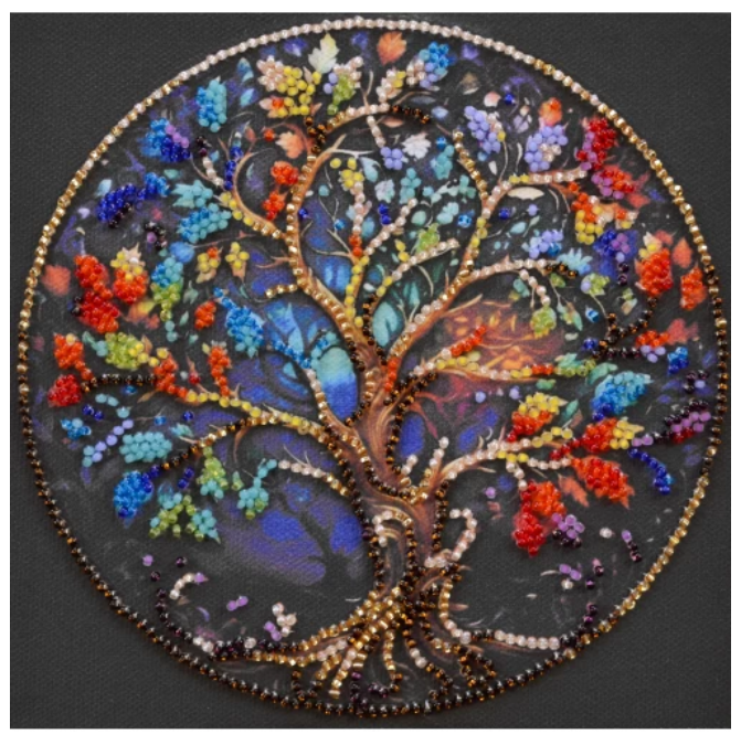 Abris Art. Tree Of Life Beading Kit - CraftSource Market: Craft Supplies & Kits Beading Kit