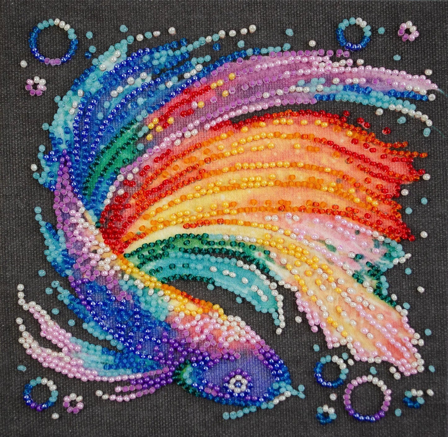 Abris Art Variegated Beaded Embroidery Kit - CraftSource Market: Craft Supplies & Kits Embroidery