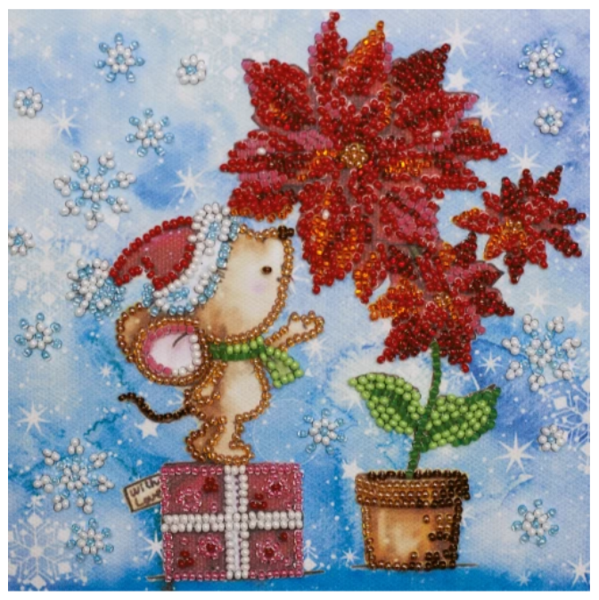 Abris Art. Winter Miracle Beading Kit - CraftSource Market: Craft Supplies & Kits Beading Kit