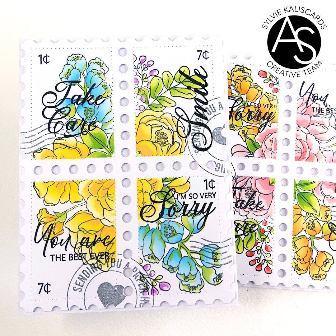 Alex Syberia Designs Birthday Bouquet Stamp Set - CraftSource Market: Craft Supplies & Kits Papercraft > Stamps > Photopolymer Stamps