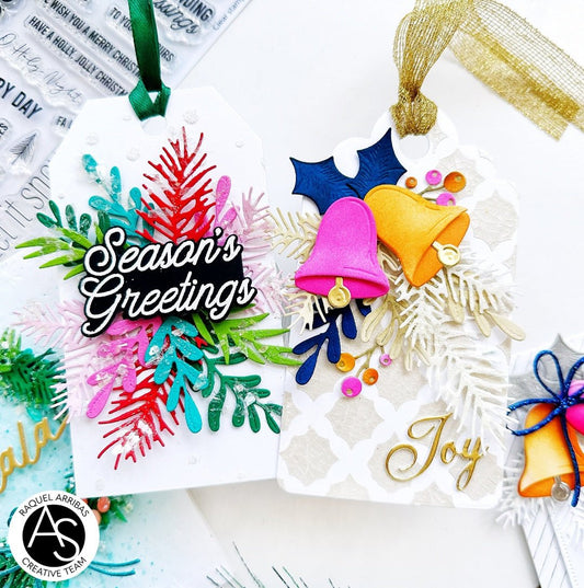 Alex Syberia Designs Christmas Sentiments Die Set - CraftSource Market: Craft Supplies & Kits Papercraft > Dies > Metal Cutting Dies
