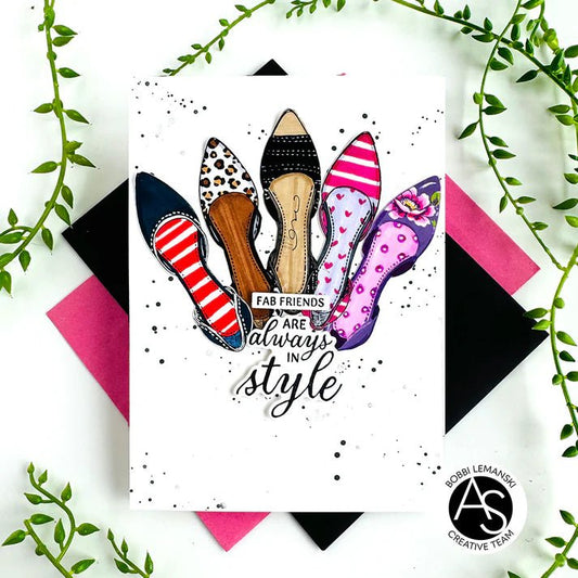 Alex Syberia Designs Fancy Shoes Press Plate & Die Set - CraftSource Market: Craft Supplies & Kits Papercraft > Dies > Metal Cutting Dies