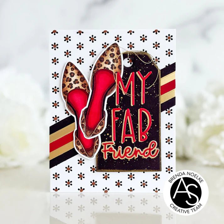 Alex Syberia Designs Fancy Shoes Press Plate & Die Set - CraftSource Market: Craft Supplies & Kits Papercraft > Dies > Metal Cutting Dies