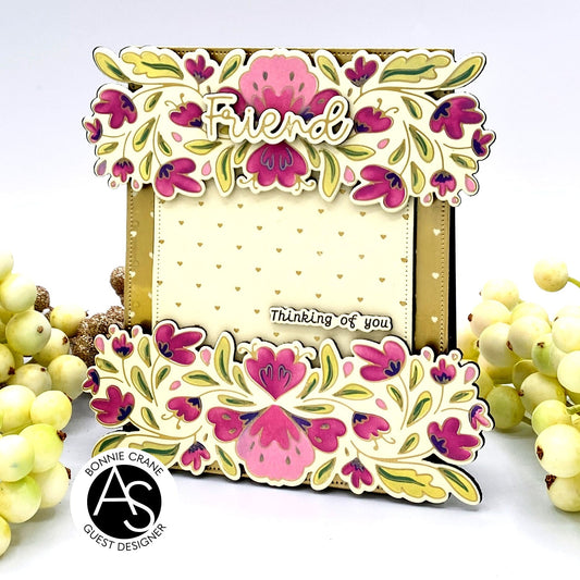 Alex Syberia Designs Friend Hot Foil Plate - CraftSource Market: Craft Supplies & Kits Foiling and Letterpress