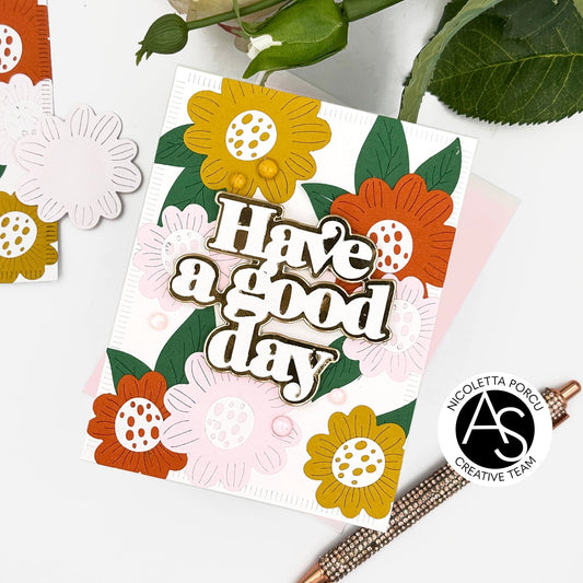 Alex Syberia Designs Good Day Quilted Rectangles Die Set - CraftSource Market: Craft Supplies & Kits Papercraft > Dies > Metal Cutting Dies