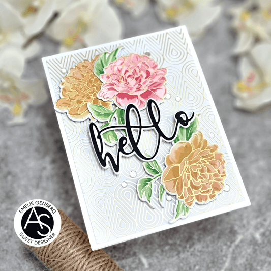 Alex Syberia Designs Large Hello Die Set - CraftSource Market: Craft Supplies & Kits Papercraft > Dies > Metal Cutting Dies