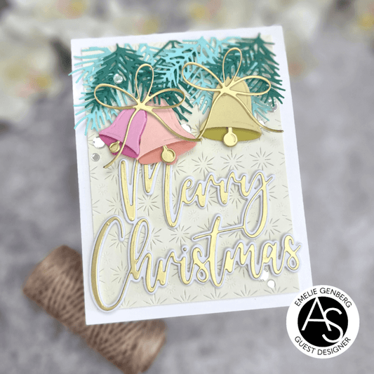 Alex Syberia Designs Large Merry Christmas Die - CraftSource Market: Craft Supplies & Kits Papercraft > Dies > Metal Cutting Dies