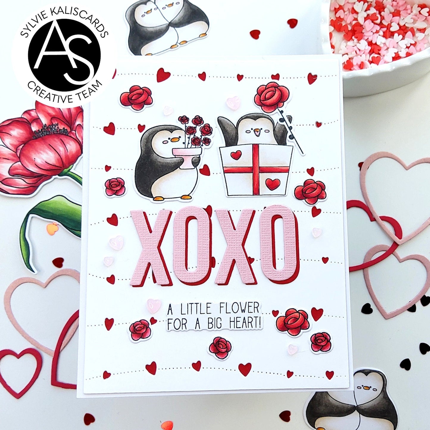 Alex Syberia Designs Love & XOXO Die Set - CraftSource Market: Craft Supplies & Kits Papercraft > Dies > Metal Cutting Dies