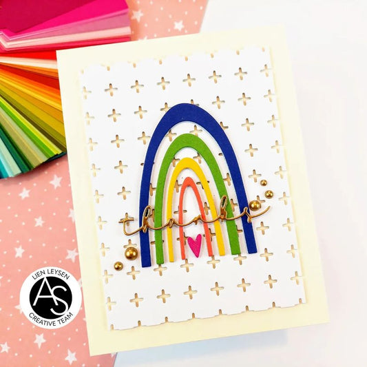 Alex Syberia Designs Quirky Rainbow Die Set - CraftSource Market: Craft Supplies & Kits Papercraft > Dies > Metal Cutting Dies