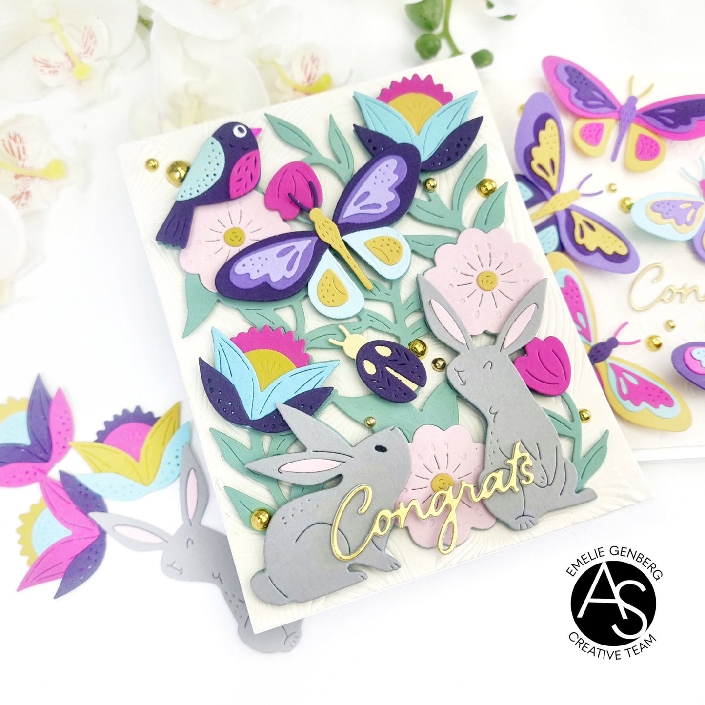 Alex Syberia Designs Spring Meadow Die - CraftSource Market: Craft Supplies & Kits Papercraft > Dies > Metal Cutting Dies