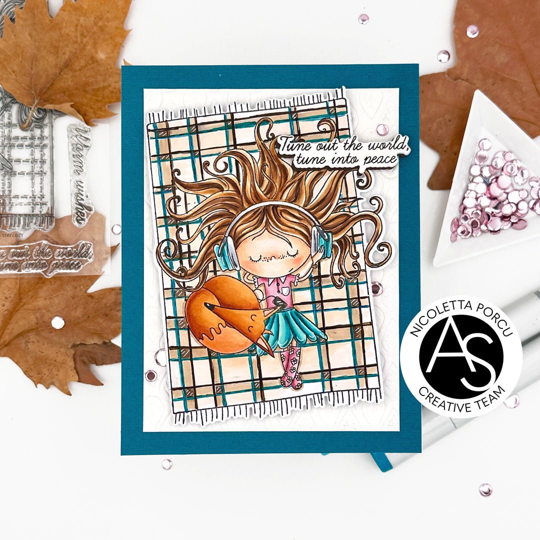 Alex Syberia Designs Stay Cozy Stamp Set - CraftSource Market: Craft Supplies & Kits Papercraft > Stamps > Photopolymer Stamps