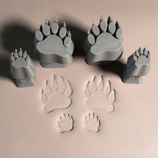 Bear Paw Stamp Set - CraftSource Market: Craft Supplies & Kits Stamps