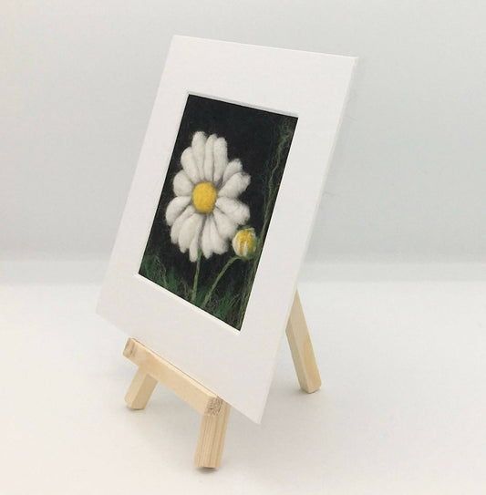 Daisy Mini Picture Felting Kit - CraftSource Market: Craft Supplies & Kits