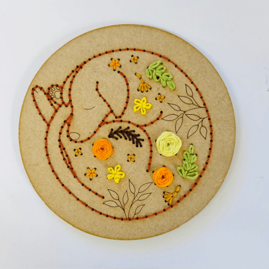 Dog Embroidery Kit - CraftSource Market: Craft Supplies & Kits Embroidery