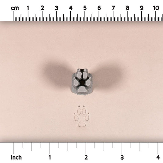 Fox Paw Stamp - Medium - Style 1 - CraftSource Market: Craft Supplies & Kits Stamps