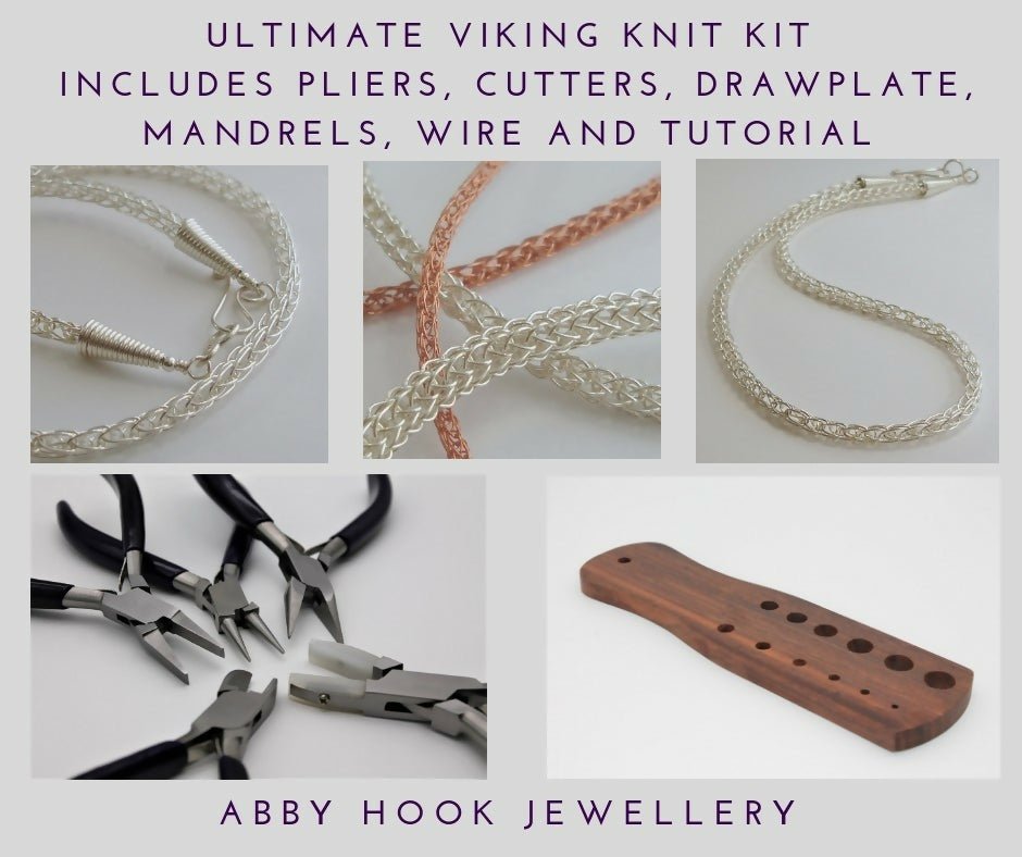 Jewellery Making Kit - Ultimate Viking Knit Kit with Tools - CraftSource Market: Craft Supplies & Kits