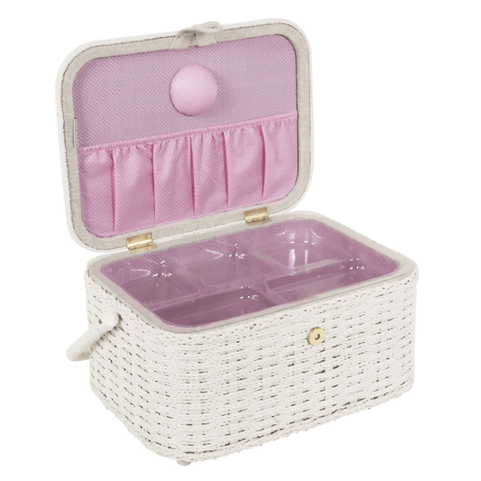 Large Embroidered Sewing Box - CraftSource Market: Craft Supplies & Kits Craft Storage