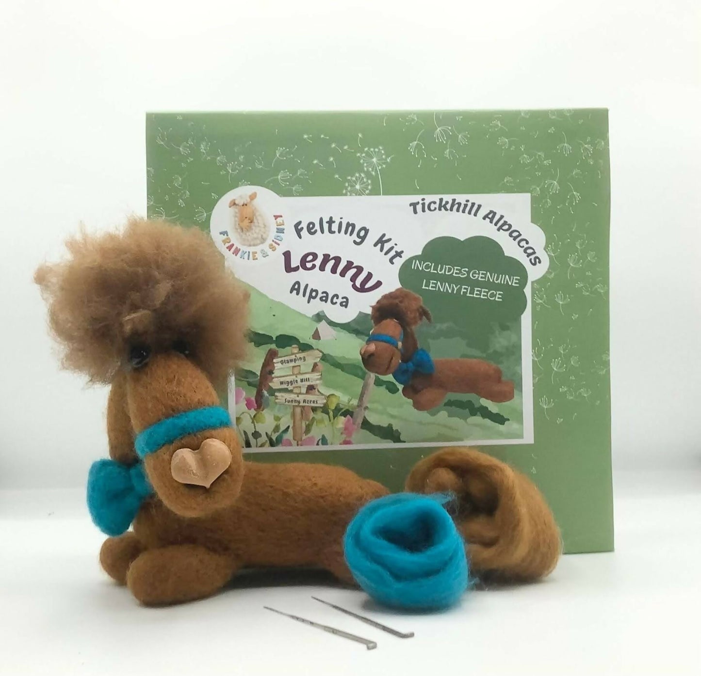 Lenny Alpaca Model Felting Kit - CraftSource Market: Craft Supplies & Kits