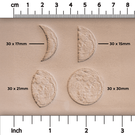 Moon Phases Set of Four Stamps - CraftSource Market: Craft Supplies & Kits Stamps