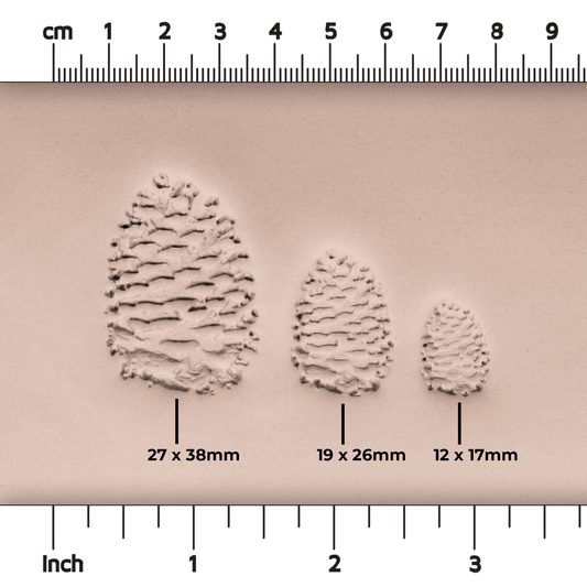 Pinecone Stamp - Photo Textured - Style 1 - CraftSource Market: Craft Supplies & Kits Stamps