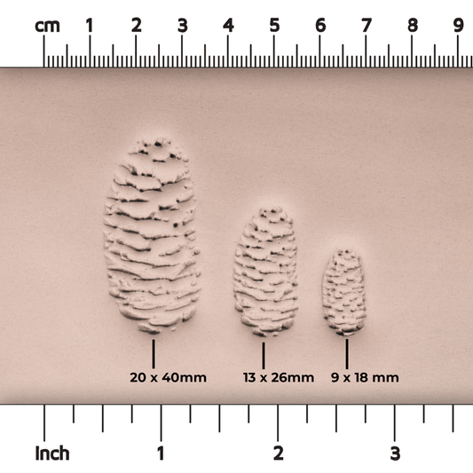 Pinecone Stamp - Photo Textured - Style 2 - CraftSource Market: Craft Supplies & Kits Stamps