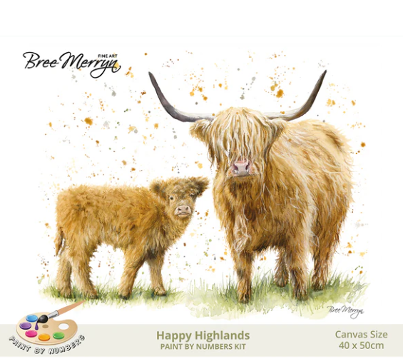 Bree Merryn Paint By Numbers - Happy Highlands