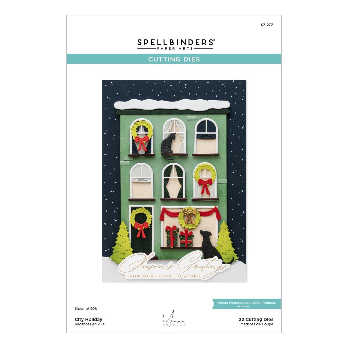Spellbinders City Holiday Die Set - CraftSource Market: Craft Supplies & Kits Spellbinders > Dies > Christmas > Craft Die Set