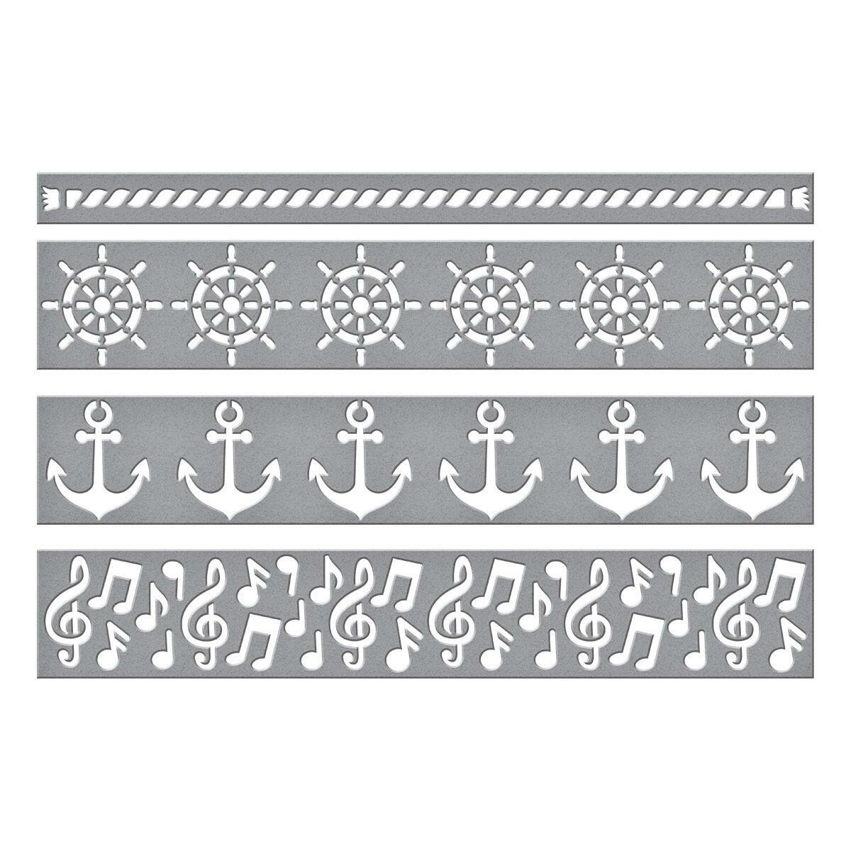 Spellbinders Classic Mouse Borders Die Set - CraftSource Market: Craft Supplies & Kits Spellbinders > Dies > Music > Craft Die Set