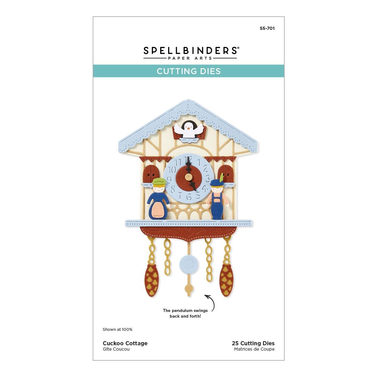 Spellbinders Cuckoo Cottage Die Set - CraftSource Market: Craft Supplies & Kits Spellbinders > Dies > General > Craft Die Set